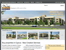 Tablet Screenshot of newcreationservices.com